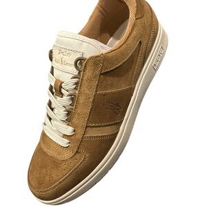Custom Ralph Lauren Masters Court Suede Sneakers